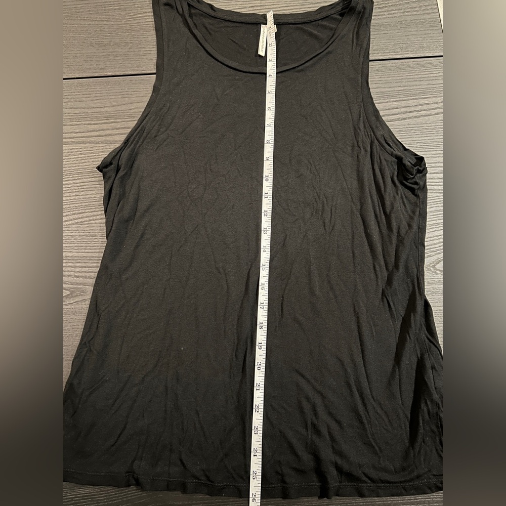 Banana Republic Longline Soft Tank Black XL - Picture 5 of 6